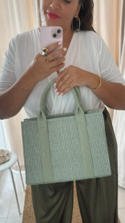 Alternative view of bolso the totebag oliva