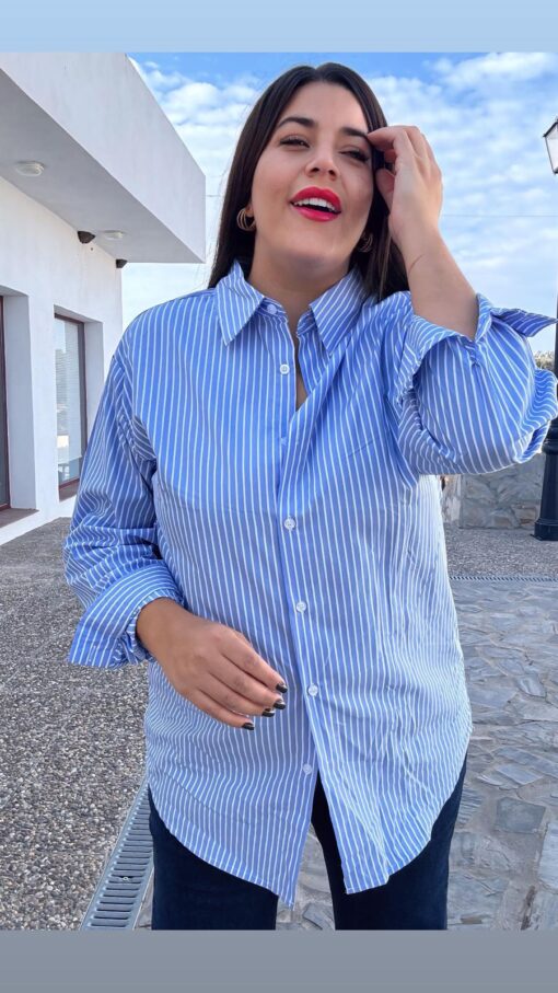 Camisa rayas chic